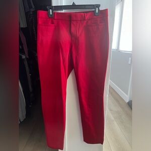 Banana Republic Red Sloan pants (capri), size 6.